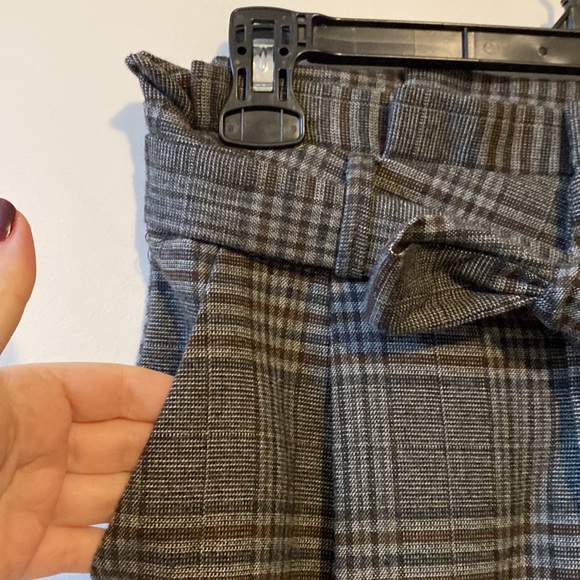 Vero Moda Paper Bag Check Dress Pants - NWT - Picture 4 of 9